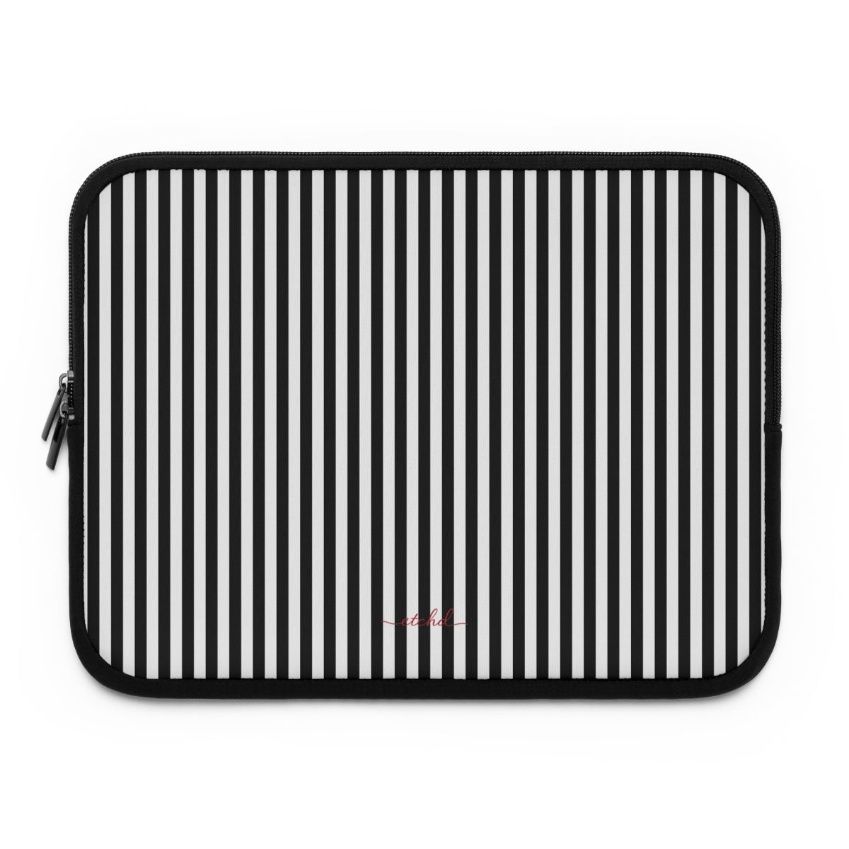 Black & White Striped Custodia per laptop di etchd