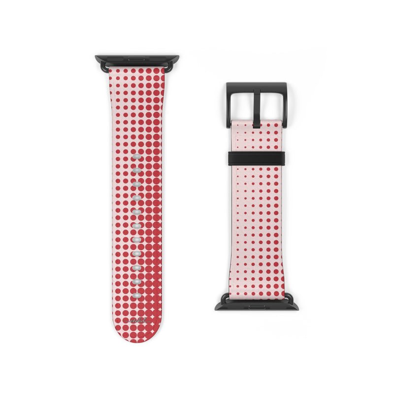 Cherry Halftone Smartwatch Strap by etchd, view 9