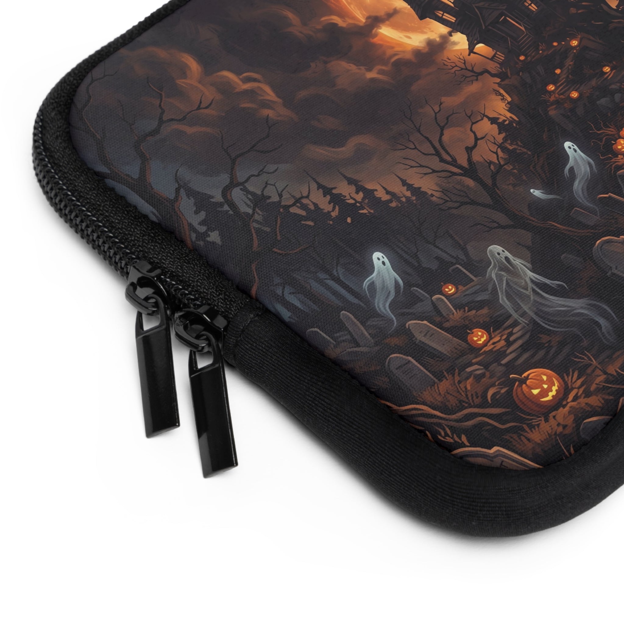 Pumpkin Hollow Laptop Sleeve by etchd, view 12