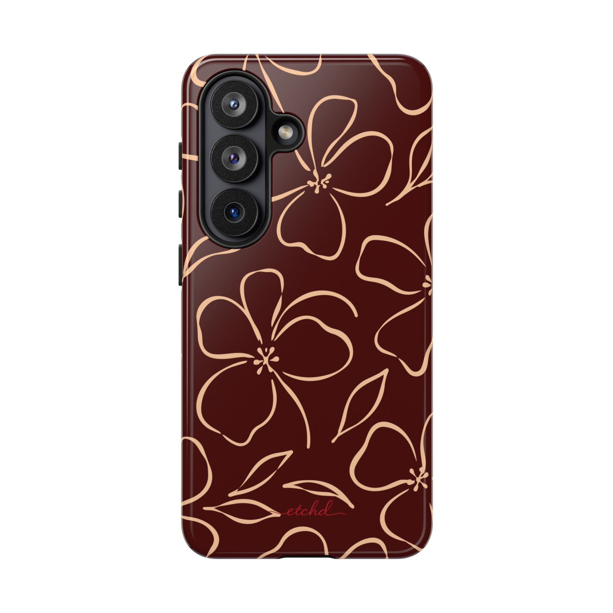 Cherry & Peach Floral Phone Case by etchd, view 61