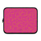 Pink & Orange Floral Laptop Sleeve