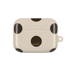 Brown & Cream Polka Dot Custodia per AirPods