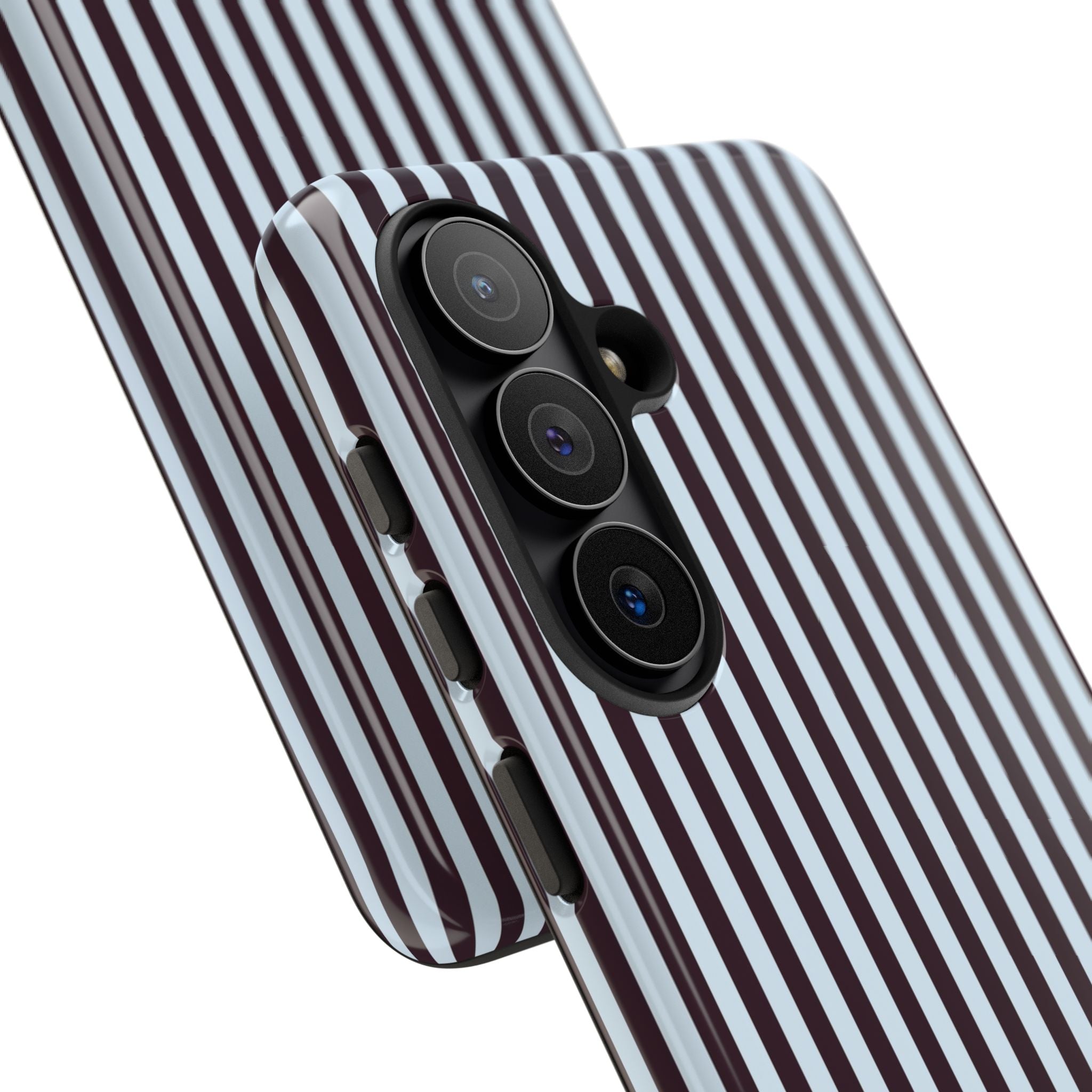 Plum & Blue Striped Phone Case by etchd, view 219