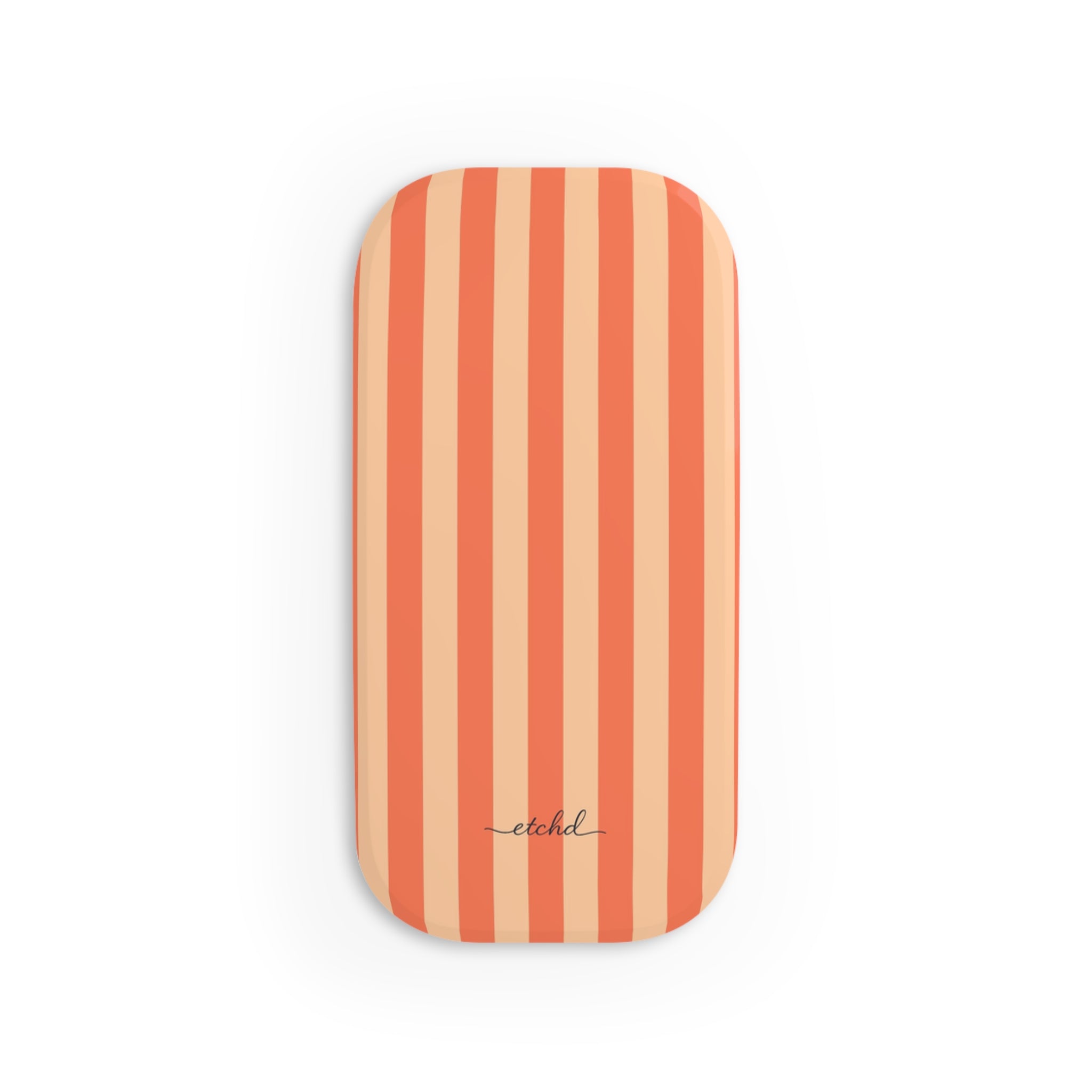 Coral And Peach Click-On Phone Grip by etchd, view 2