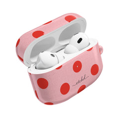 Poppy & Blush Polka Dot AirPod Case by etchd, view 9