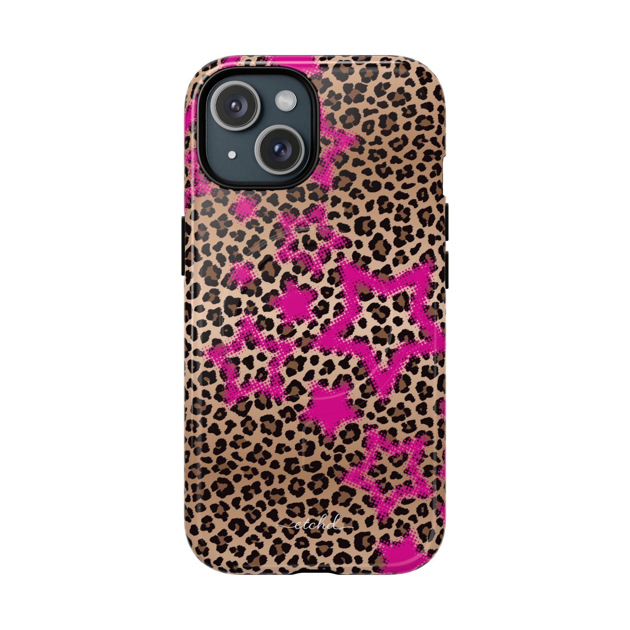 Y2K Leopard Magnetic Phone Case