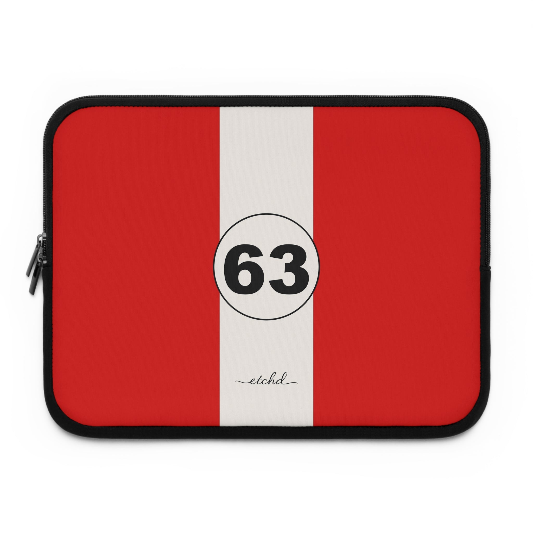 Monza Red Laptop Sleeve by etchd