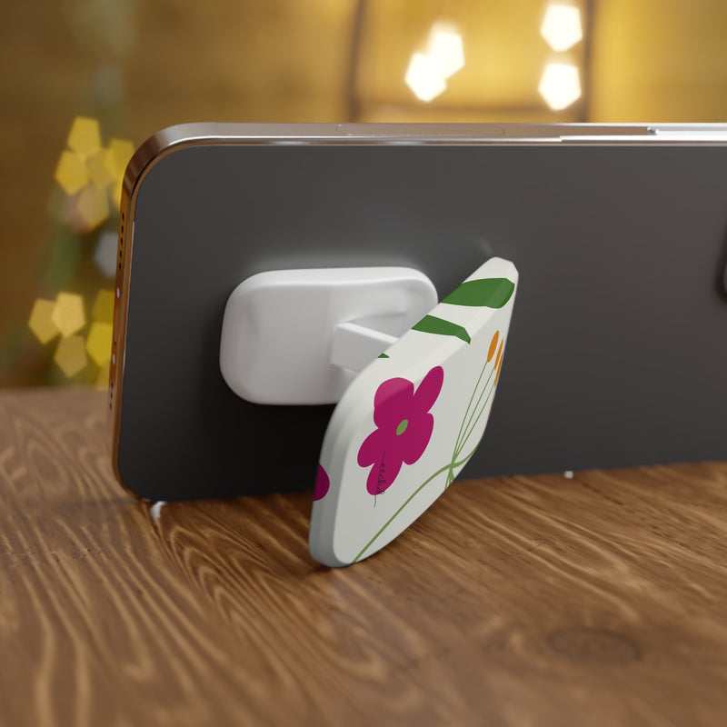 Funky Floral Anello clip per telefono-zoom-