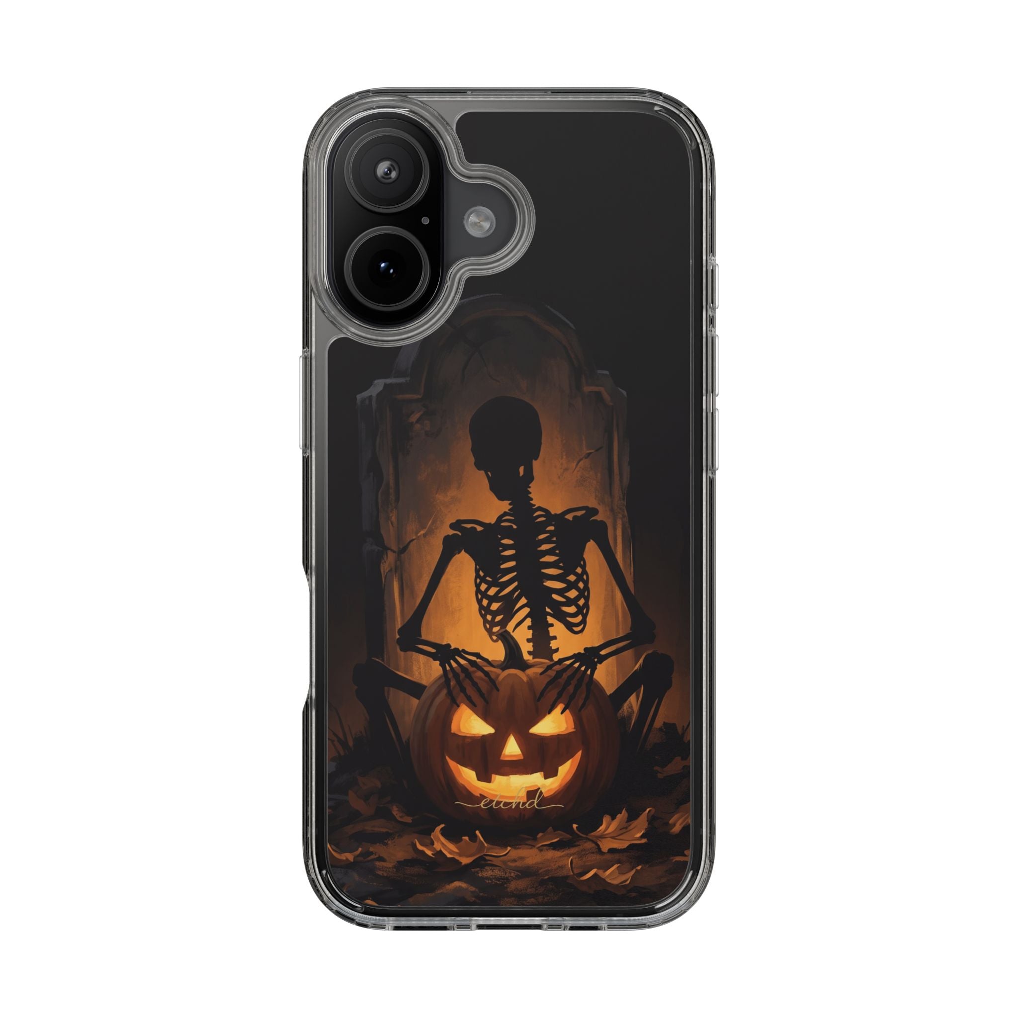 Bone Harvest Clear Phone Case by etchd, view 35