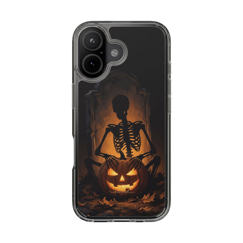Bone Harvest Clear Phone Case by etchd, view 35