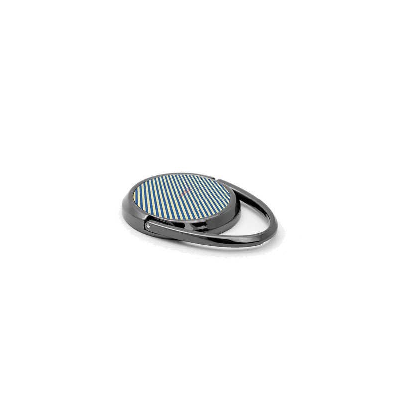 Cobalt And Butter Diagonal Handy-Ring-Halterung-zoom-