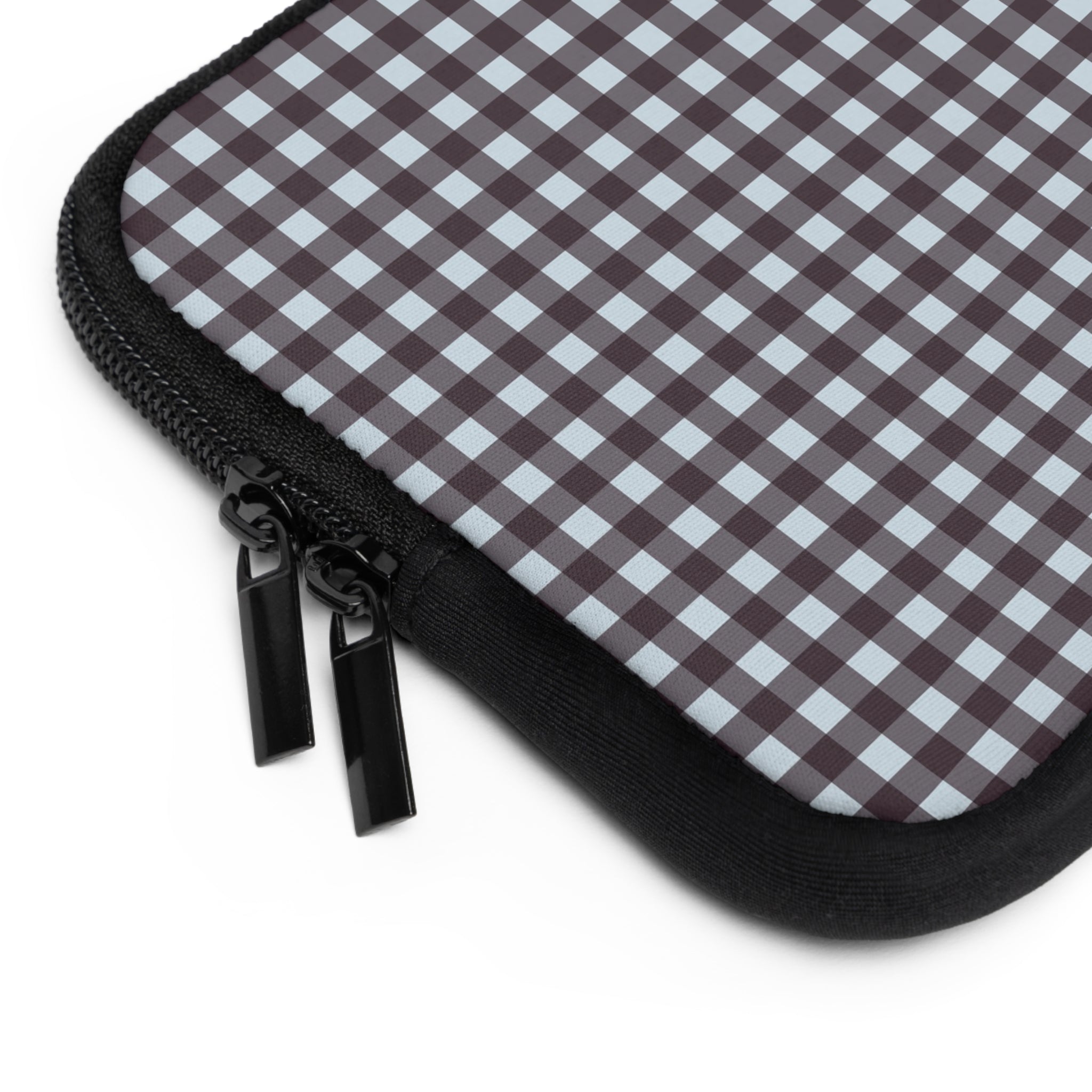 Blue & Plum Gingham Laptop Sleeve by etchd, view 12