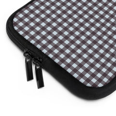 Blue & Plum Gingham Laptop Sleeve by etchd, view 12