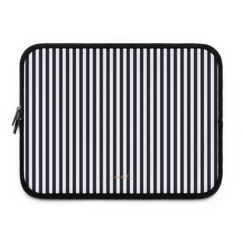 Navy And White Laptophülle-zoom-
