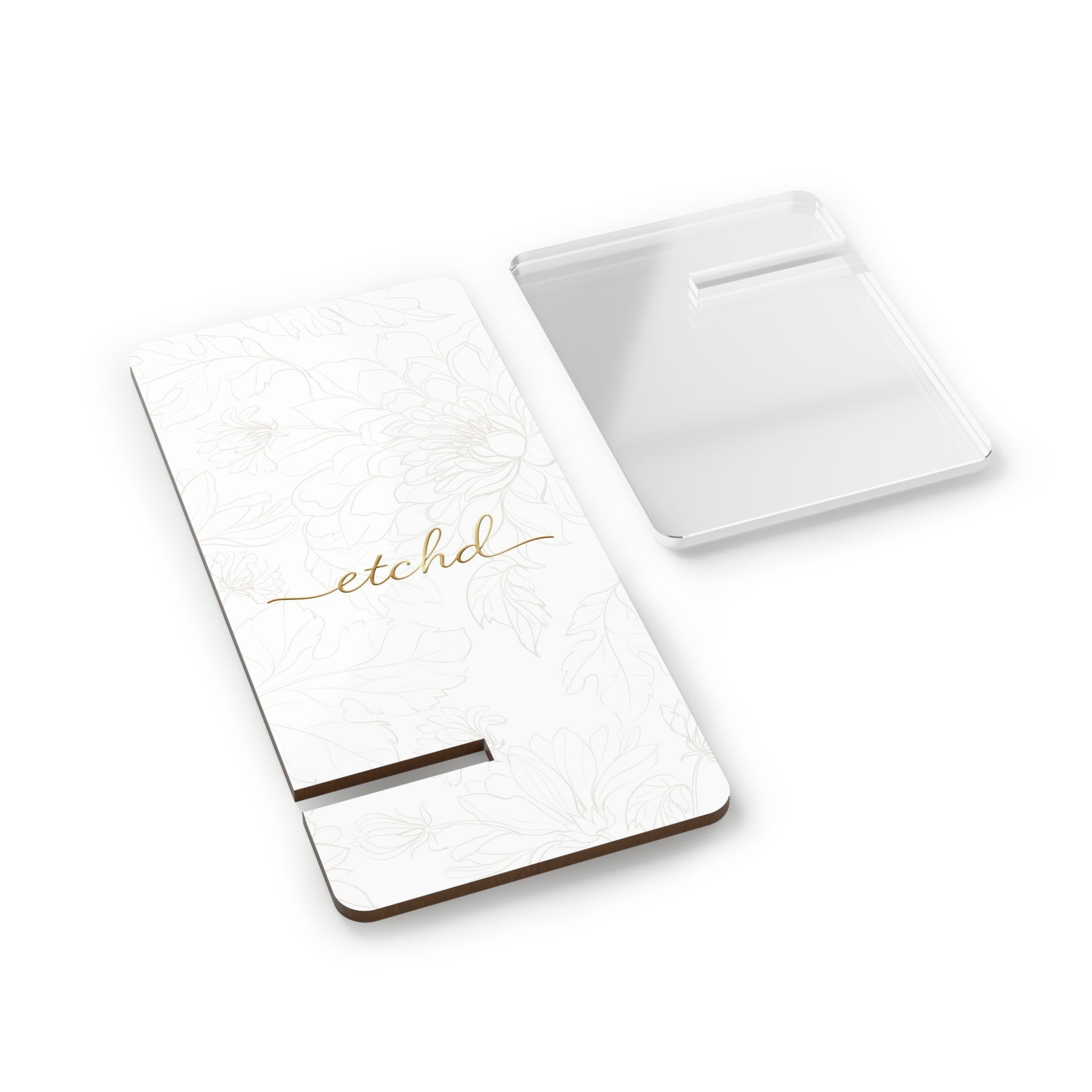 Etchd Signature White Phone Stand-2