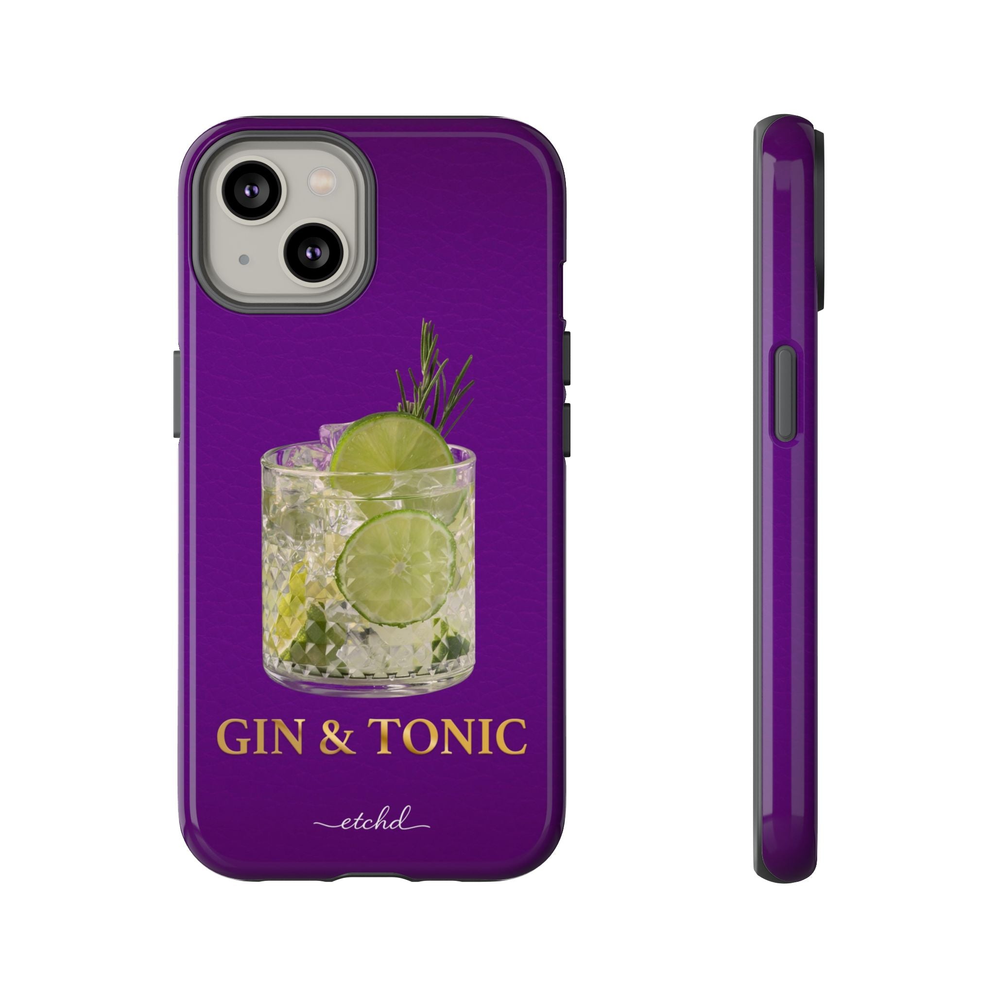 Gin & Tonic Phone Case by etchd, view 2
