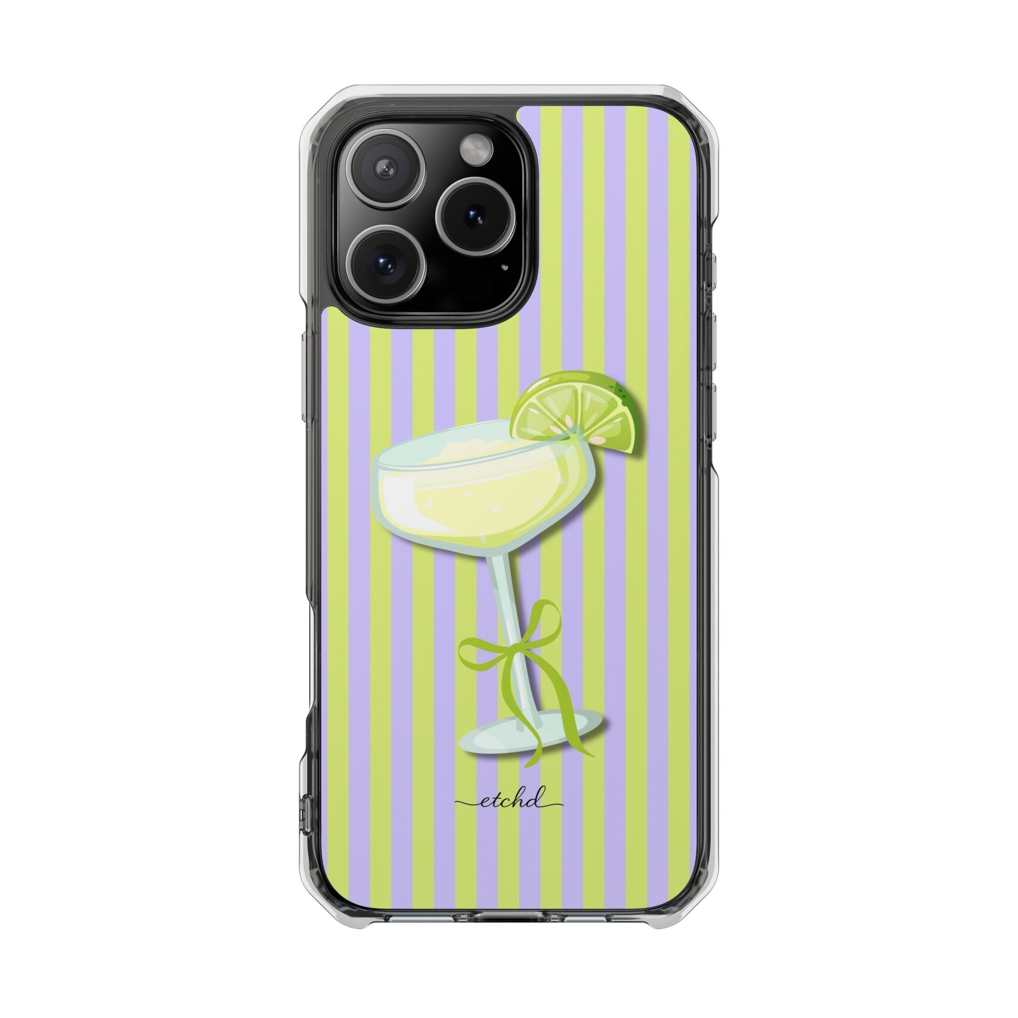 Margarita Clear Magnetic Phone Case by etchd