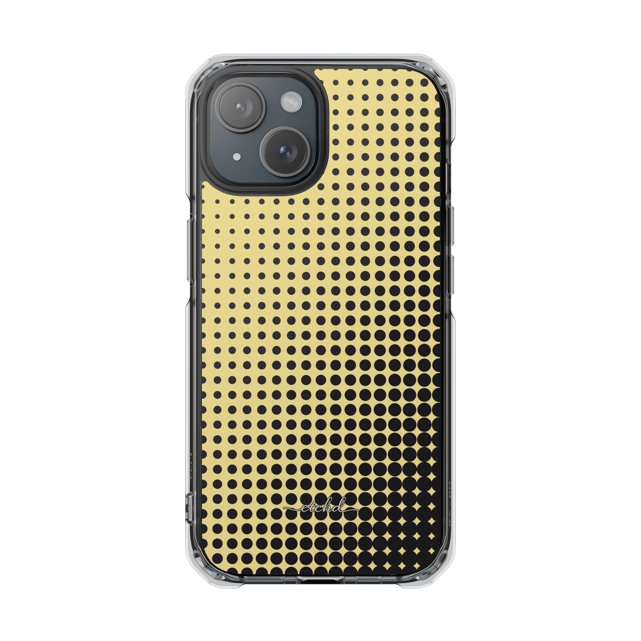 Butter Halftone Coque Téléphone Magnétique Transparente