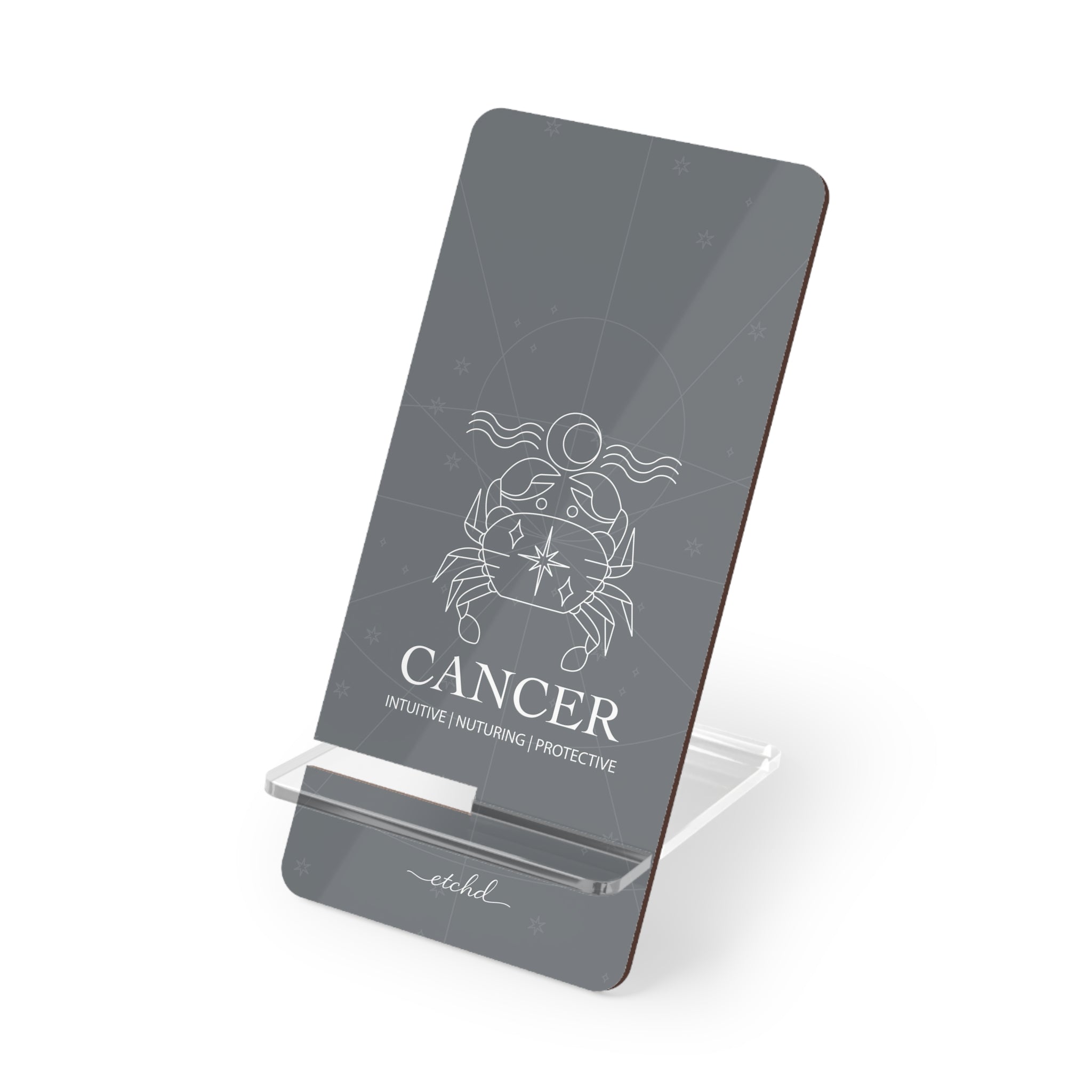 Cancer Phone Stand by etchd