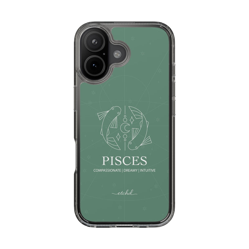 Pisces Clear Phone Case-zoom-