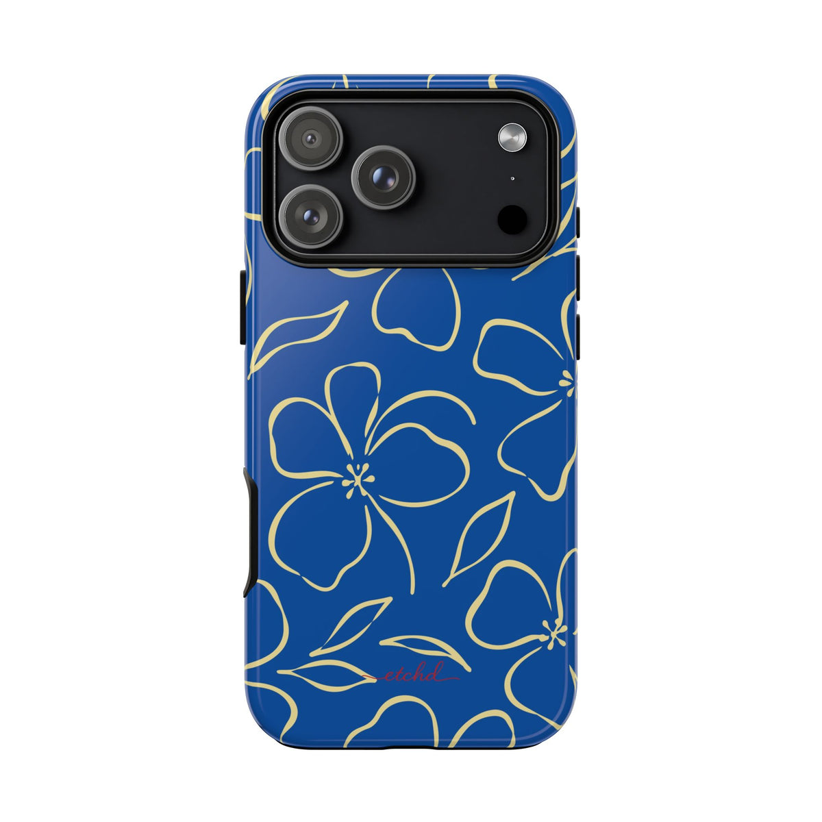 Cobalt & Butter Floral Phone Case by etchd, view 59