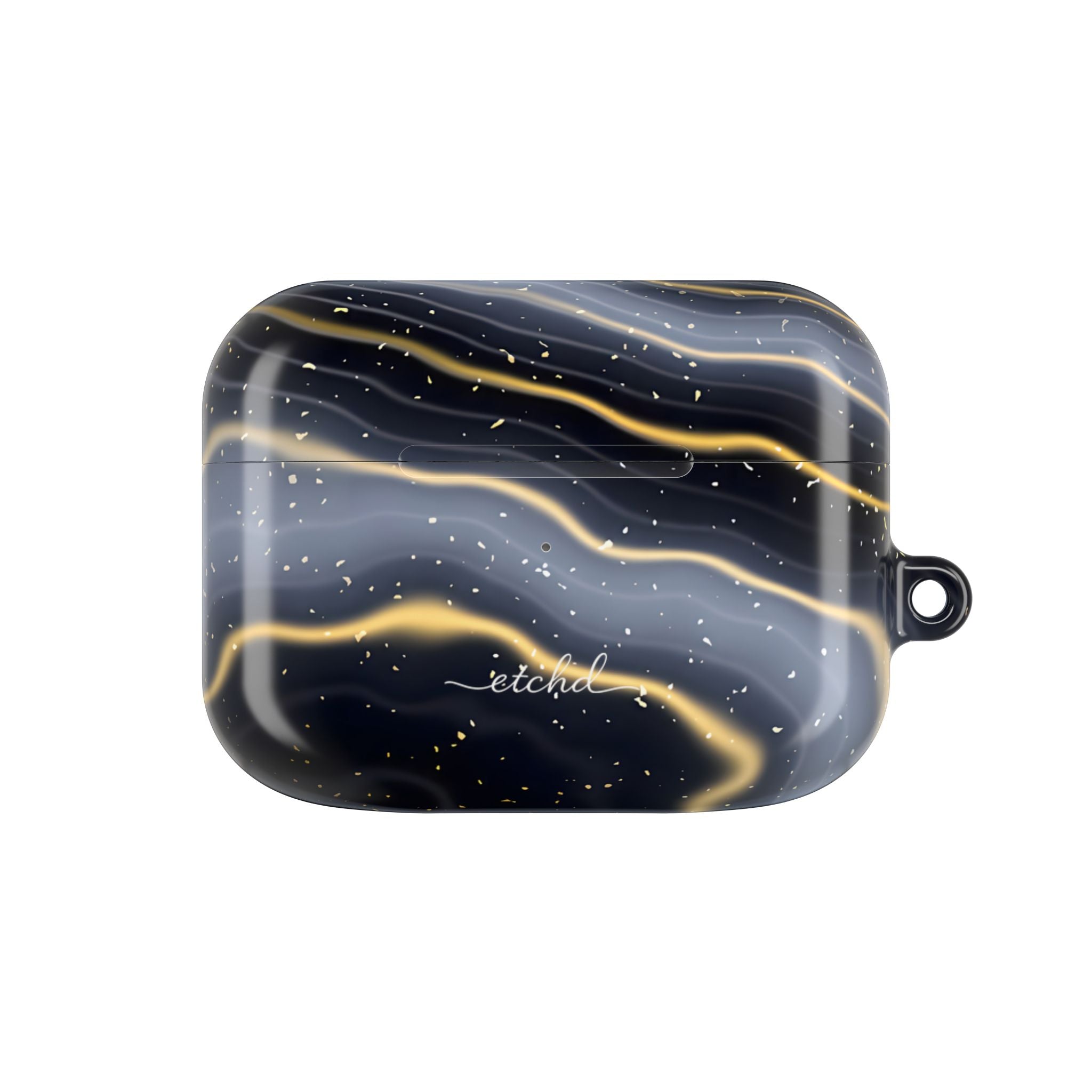 Obsidian Gold AirPod Case by etchd