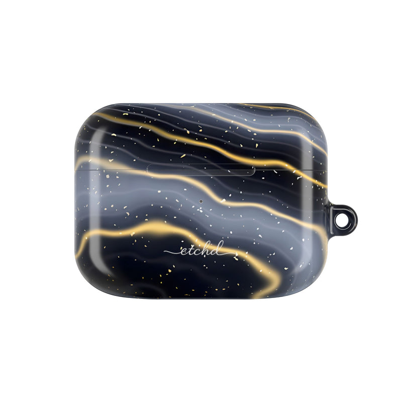 Obsidian Gold AirPod Case by etchd