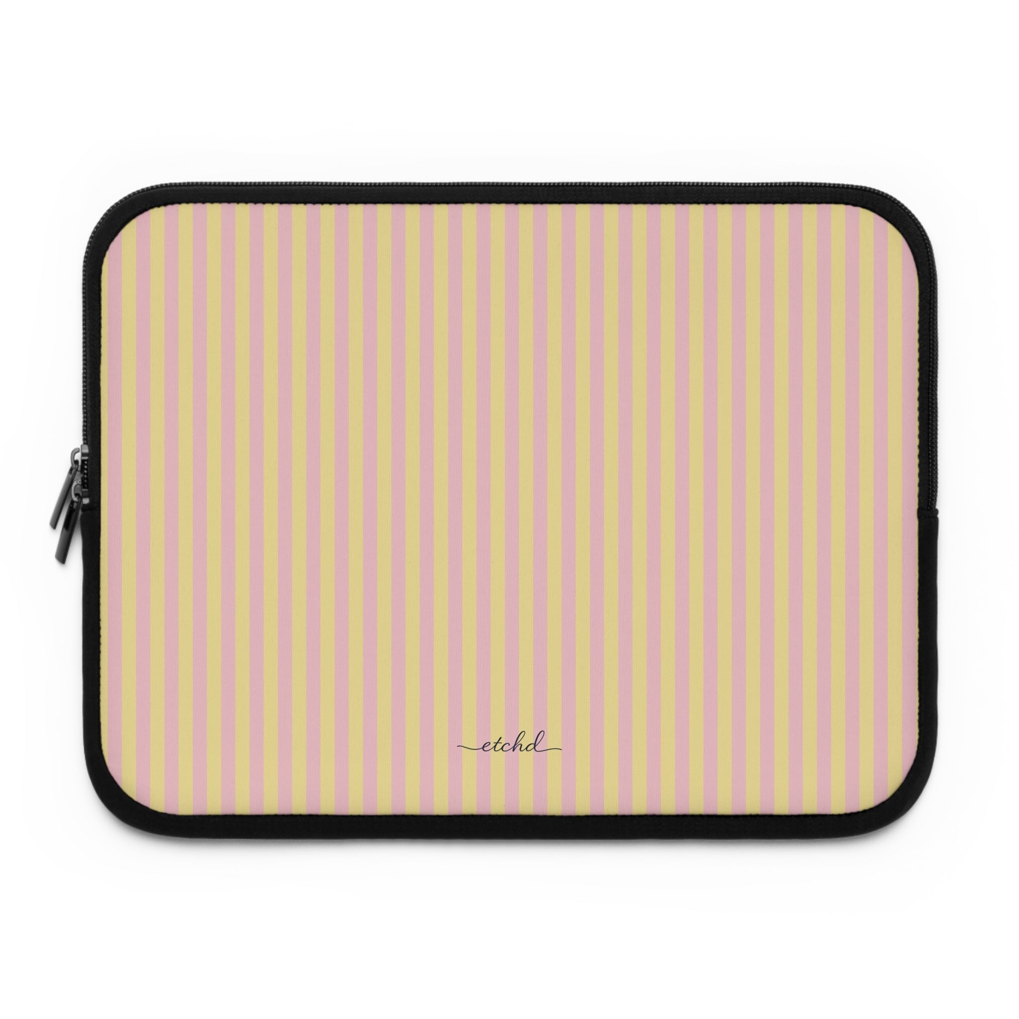 Pink And Butter Laptop Sleeve by etchd