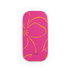 Pink & Orange Floral Click-On Phone Grip