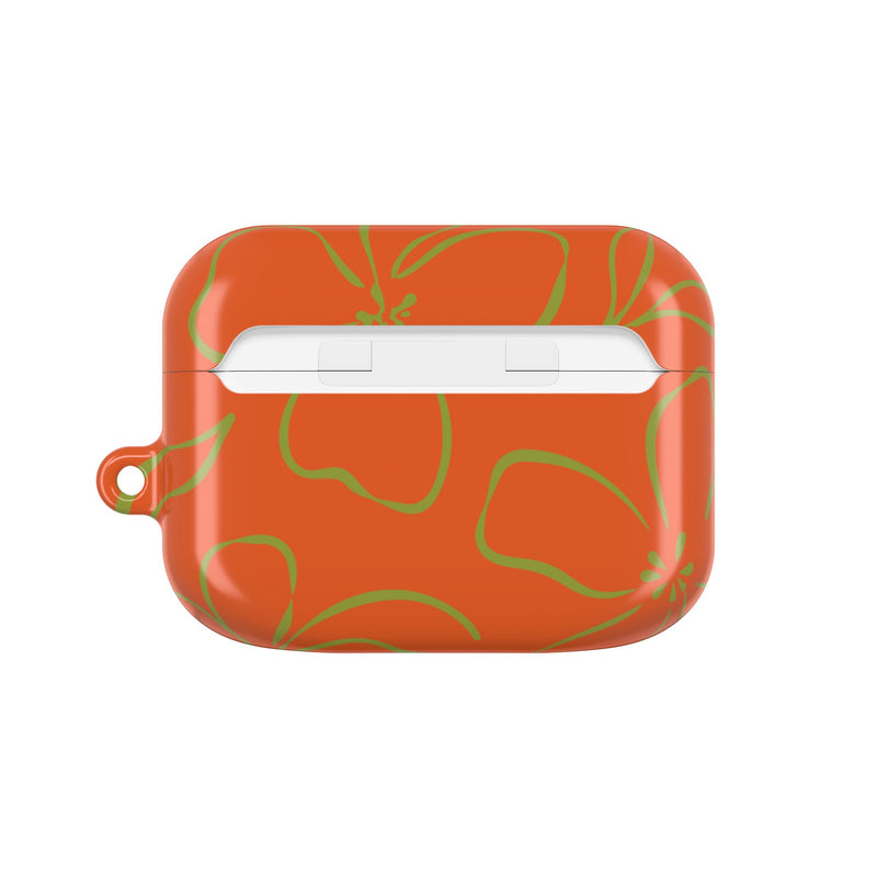 Persimmon & Wasabi Floral AirPod Case by etchd, view 7