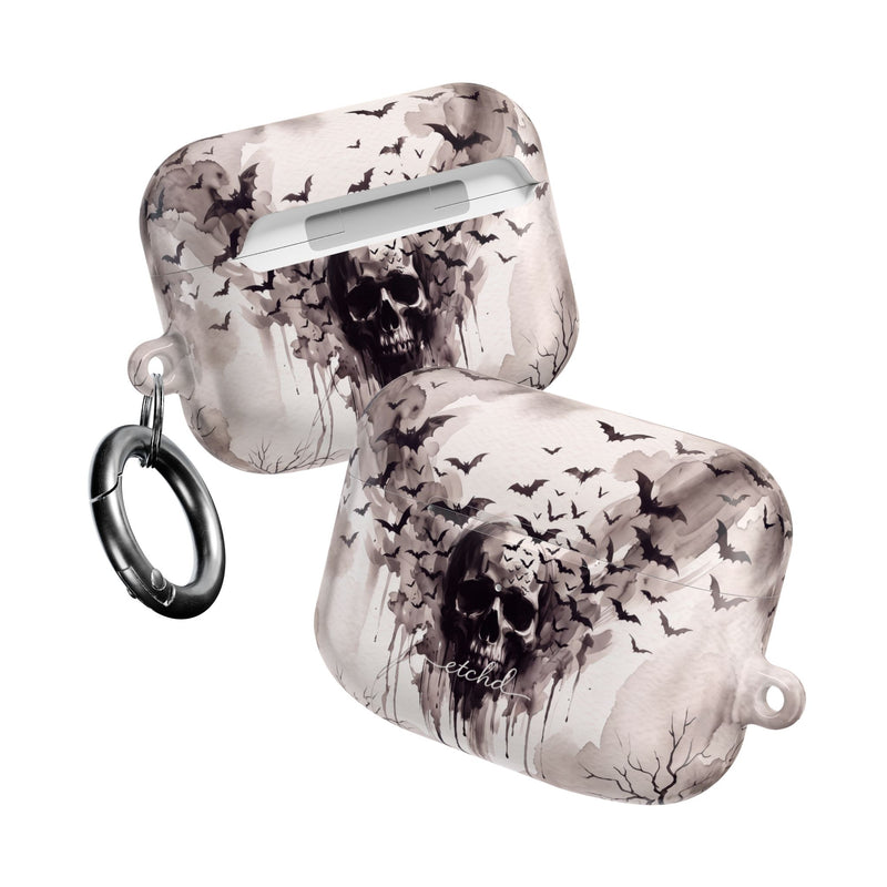 Ink Skull AirPod Case by etchd, view 10