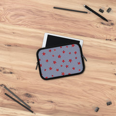 Blue Stripes & Red Stars Laptop Sleeve by etchd, view 14
