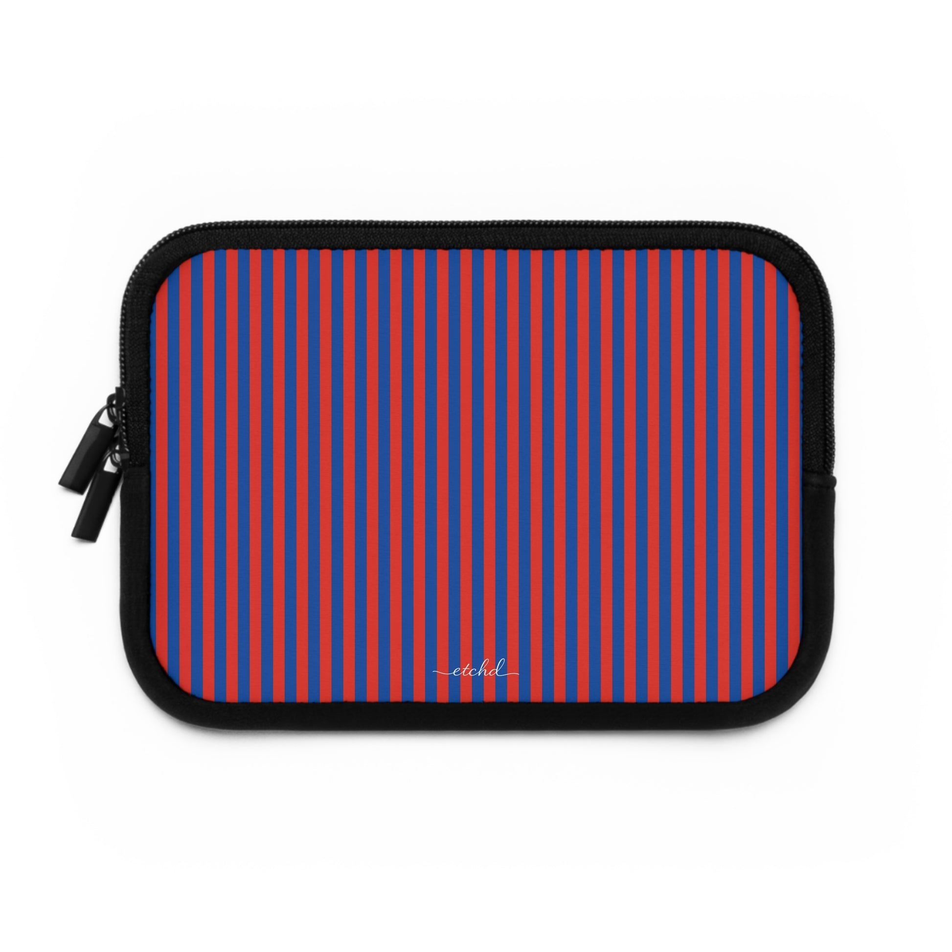 Cobalt And Poppy Laptop Sleeve by etchd, view 2
