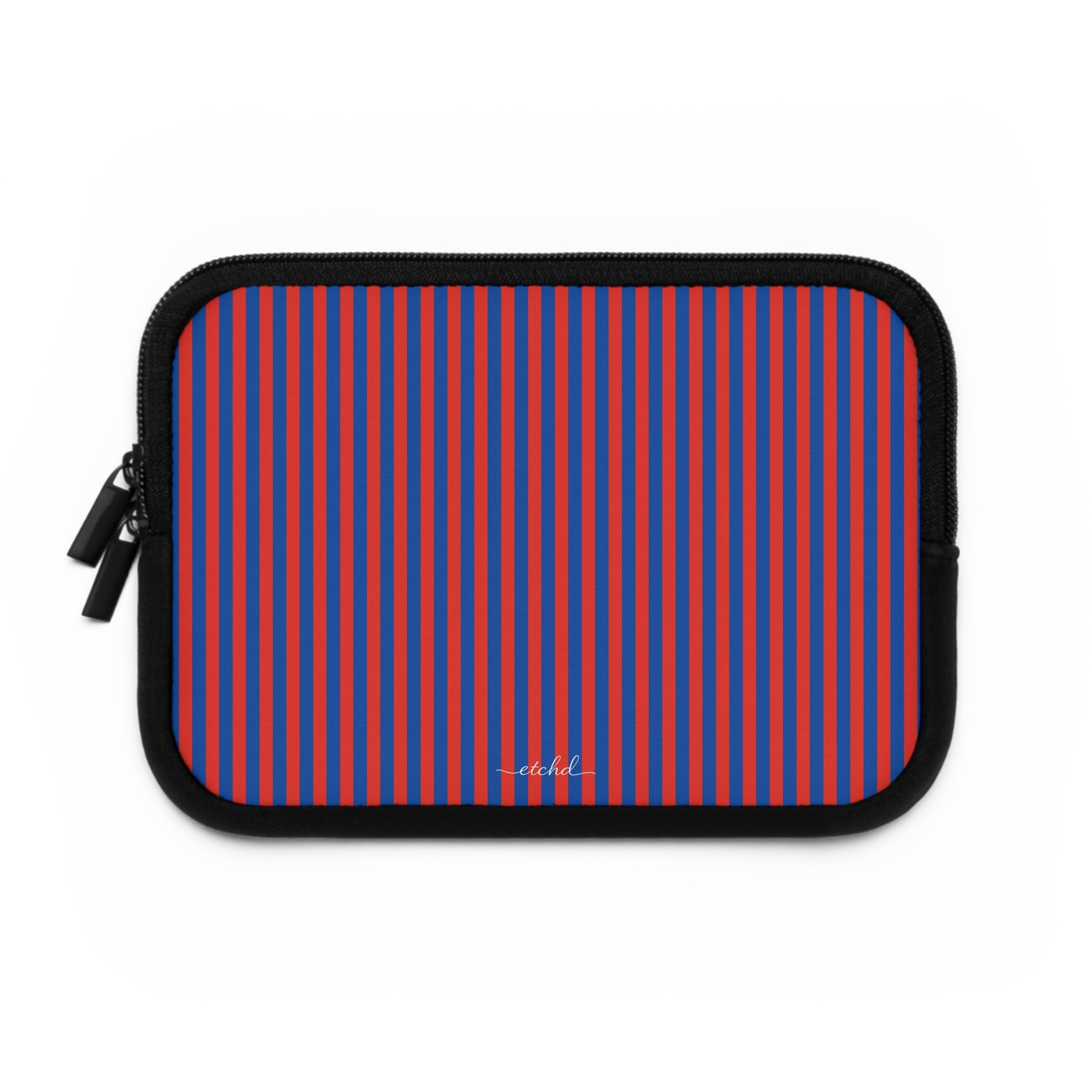 Cobalt And Poppy Laptop Sleeve by etchd, view 2