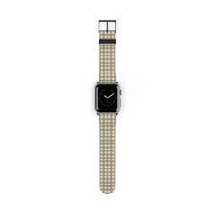 Green & Pink Gingham Cinturino per smartwatch di etchd