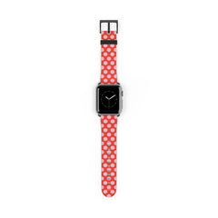 Blush & Poppy Polka Dot Cinturino per smartwatch di etchd