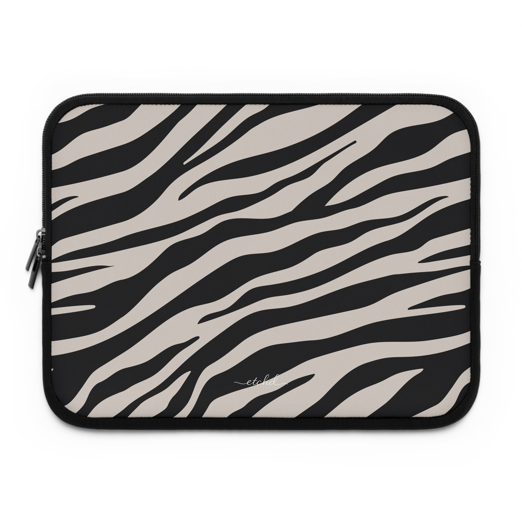 Zebra Print Laptop Sleeve by etchd