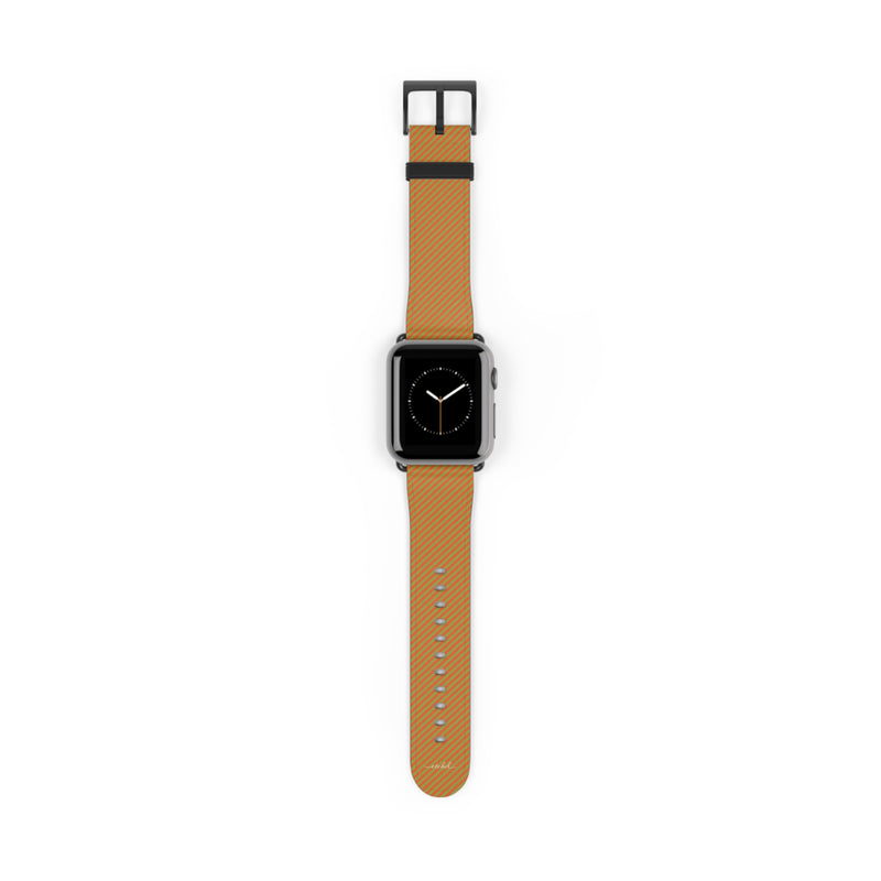 Persimmon And Wasabi Diagonal Smartwatch Strap-zoom-