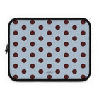 Blue & Cherry Polka Dot Laptop Sleeve