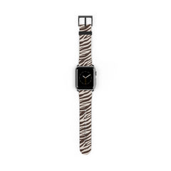 Brown Zebra Smartwatch Strap by etchd