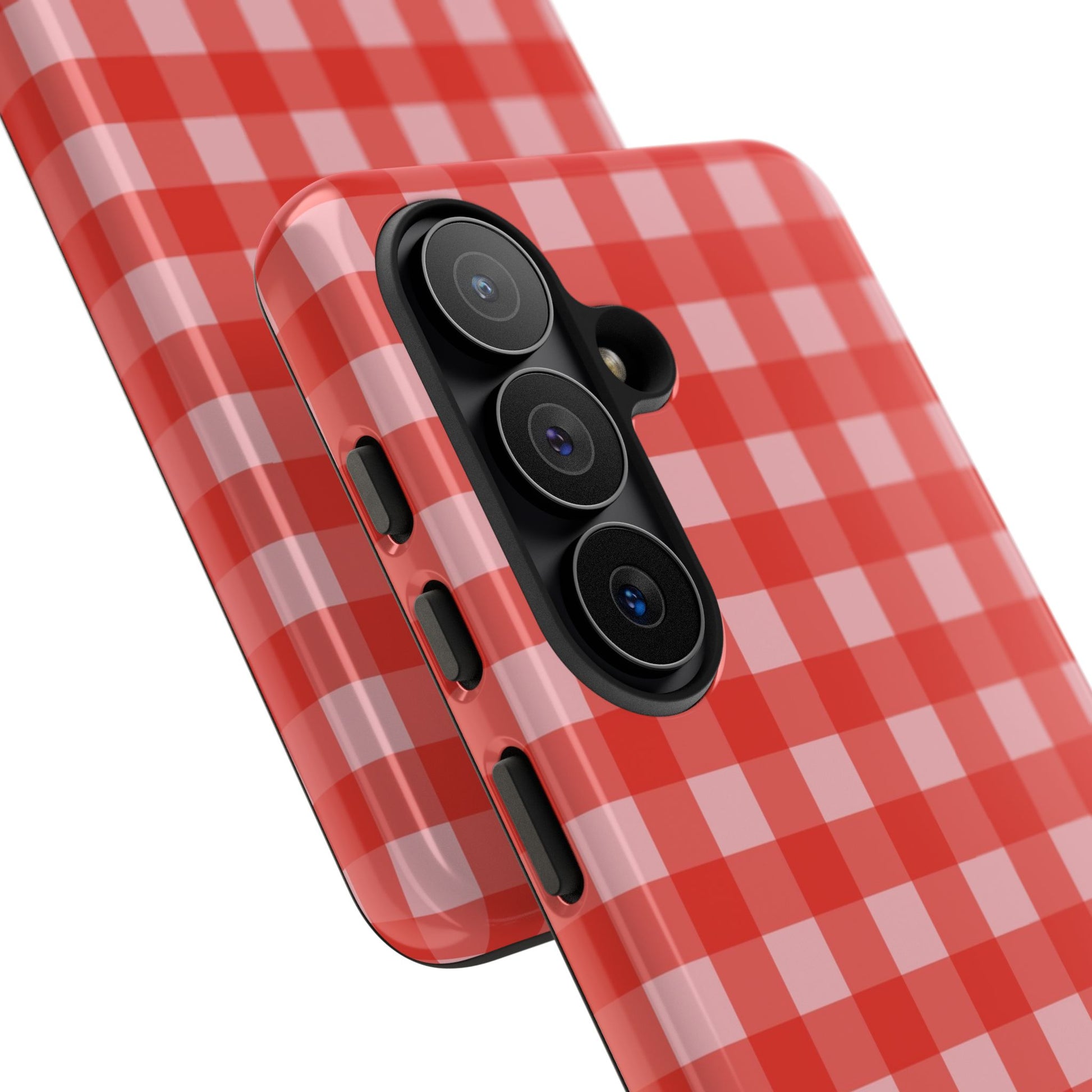 Blush & Poppy Gingham Phone Case by etchd, view 209