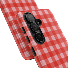 Blush & Poppy Gingham Phone Case by etchd, view 209