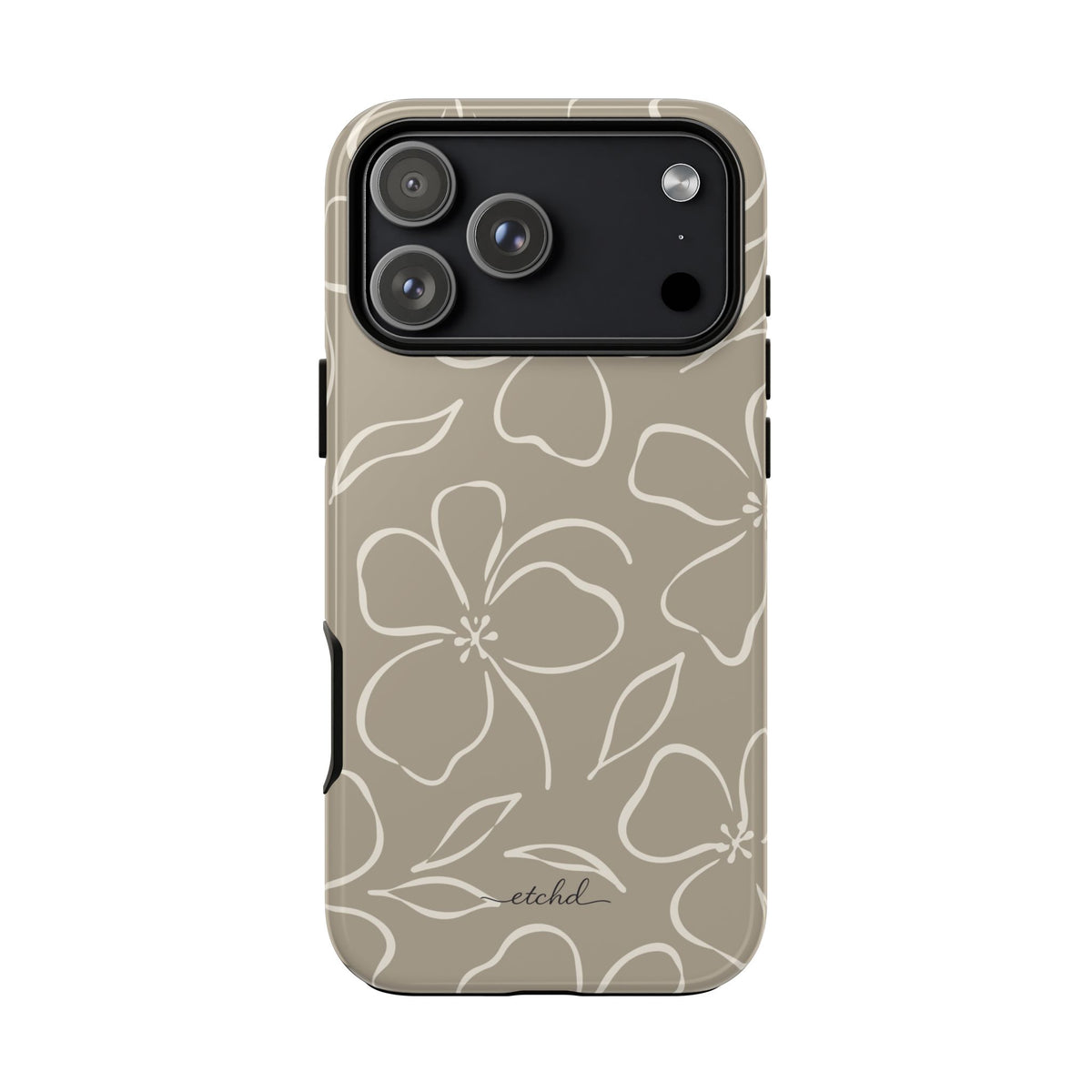 Neutral Floral Phone Case by etchd, view 60