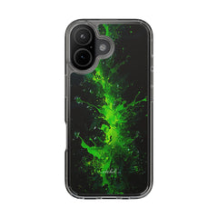 Toxic Bloom Clear Phone Case by etchd, view 35