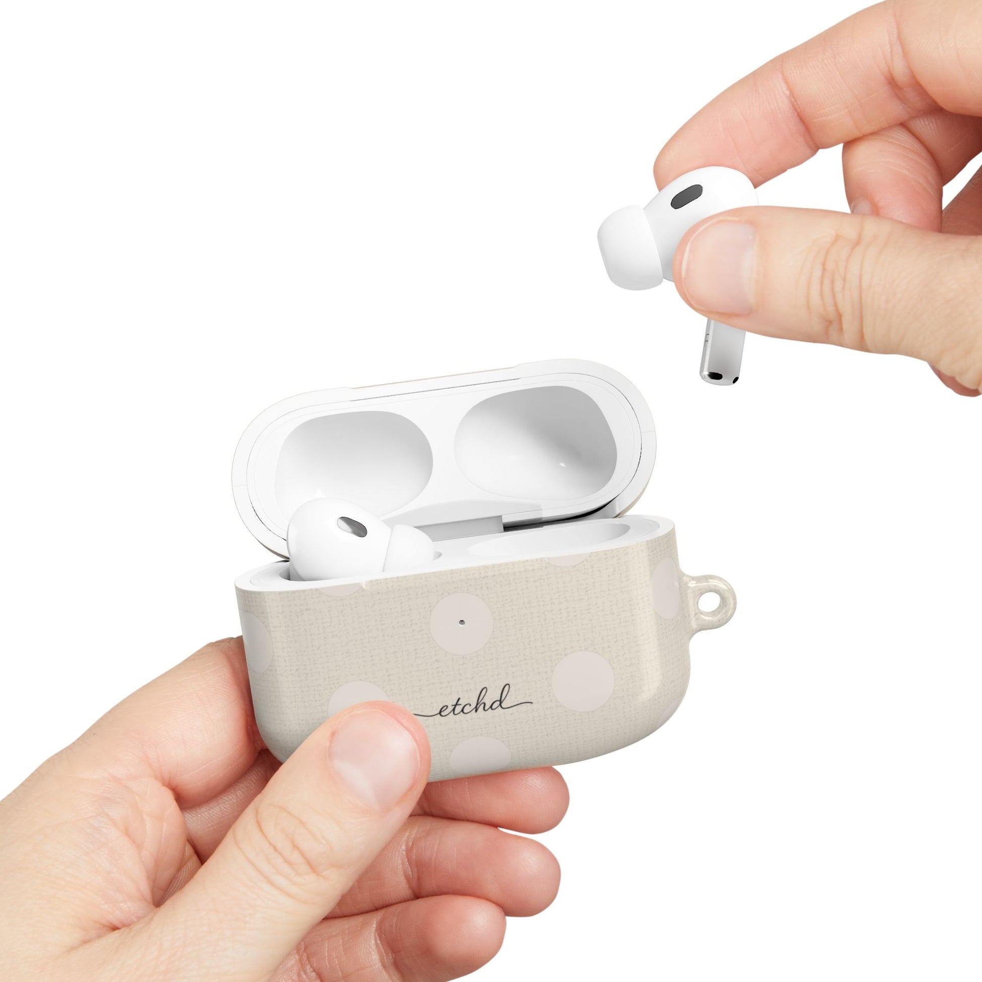 Neutral Polka Dot AirPod Case by etchd, view 11