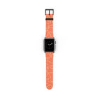 Coral & Peach Floral Smartwatch Strap