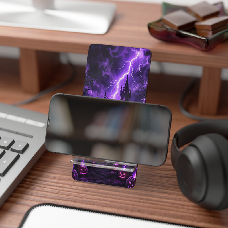 Violet Haunt Phone Stand by etchd, view 4