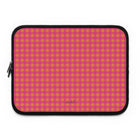 Pink & Orange Gingham Custodia per laptop