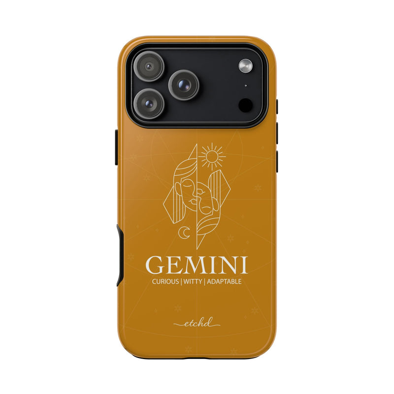 Gemini Phone Case by etchd, view 91