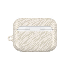 Beige Zebra AirPod Case by etchd, view 7